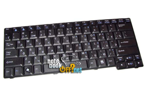 Клавиатура для ноутбука LG E200, E300. Черная фото №1